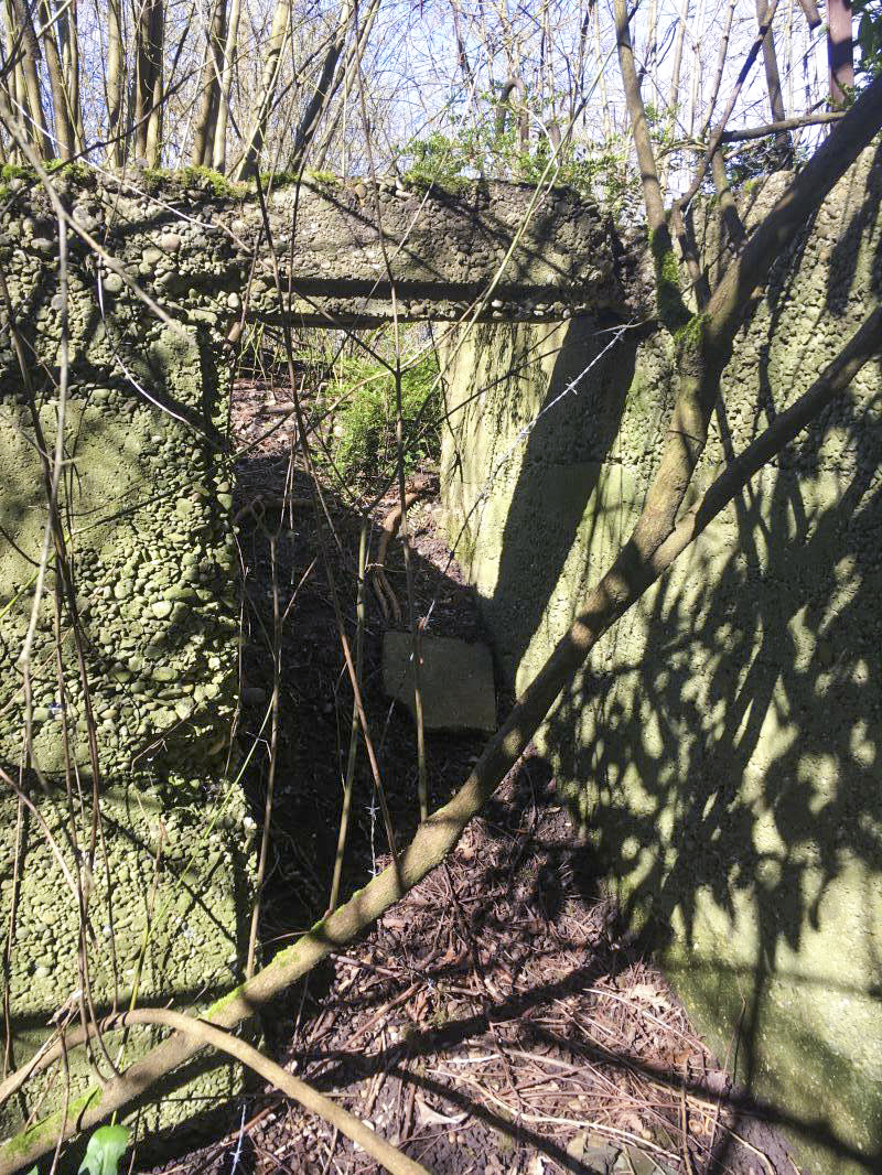Ligne Maginot - OFFENDORF NORD - (Abri) - Photo de l'entrée depuis l'intérieur de l'abri. - SIEGEL Nicolas