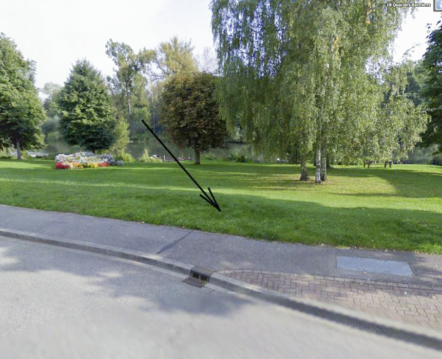 Ligne Maginot - RUE DU ROHRWOERTH - (Blockhaus pour arme infanterie) - État actuel. - Google Streetview