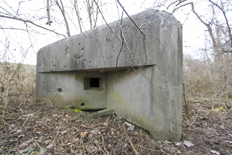 Ligne Maginot - SCHWARZLACH 1 - (Blockhaus pour arme infanterie) - Vue générale extérieure - Les Gardiens du Rhin