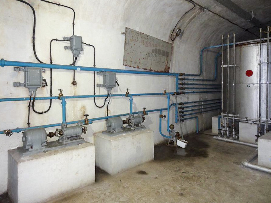 Ligne Maginot - SAINTE AGNES (SAG) - EO9 - (Ouvrage d'artillerie) - Les pompes alimentant l'ouvrage en eau et les citernes de stockage - Mrhugues