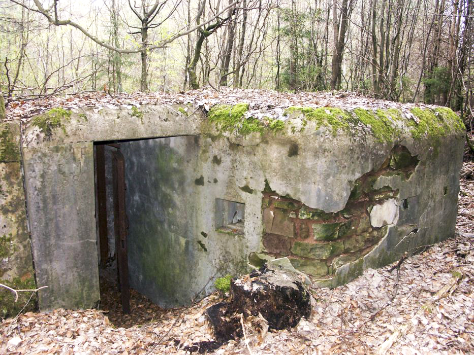 Ligne Maginot - DACHSECK 1 (Blockhaus pour canon) - L'entrée hommes et la caponnière rajoutées en 1938 - Pascal LAMBERT