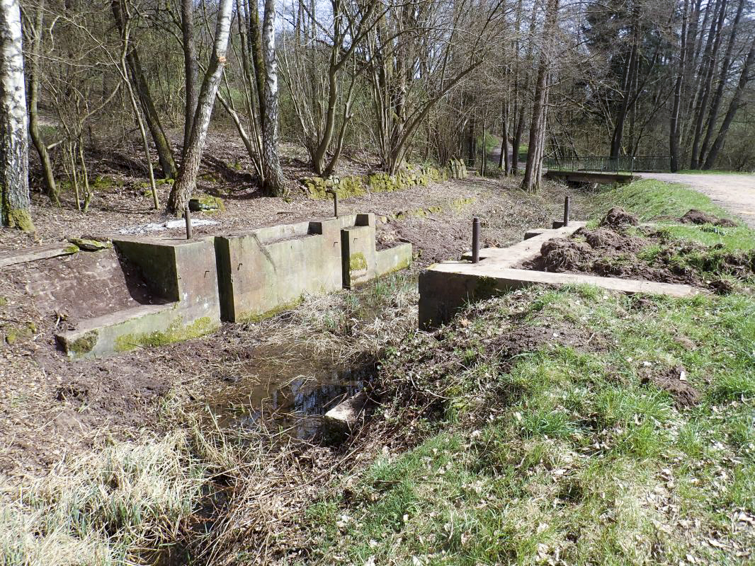 Ligne Maginot - DAMBACH Centre (Barrage 09) (Inondation défensive) - Le pertuis du barrage numéro 9 - B.Henrich