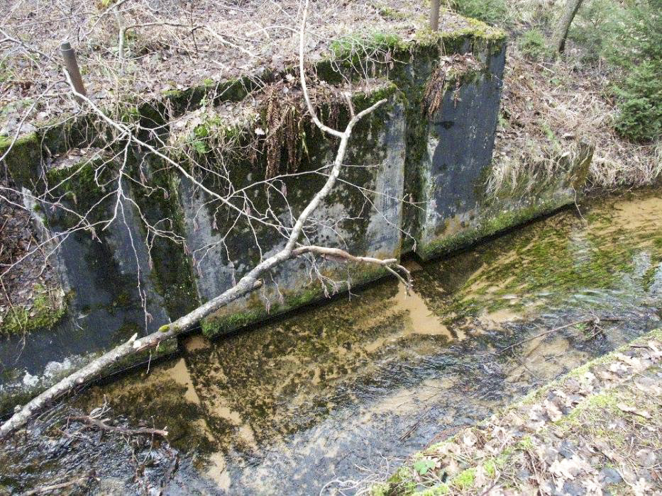 Ligne Maginot - DAMBACH Nord (Barrage 08) (Inondation défensive) - Vue du pertuis - GRAMI