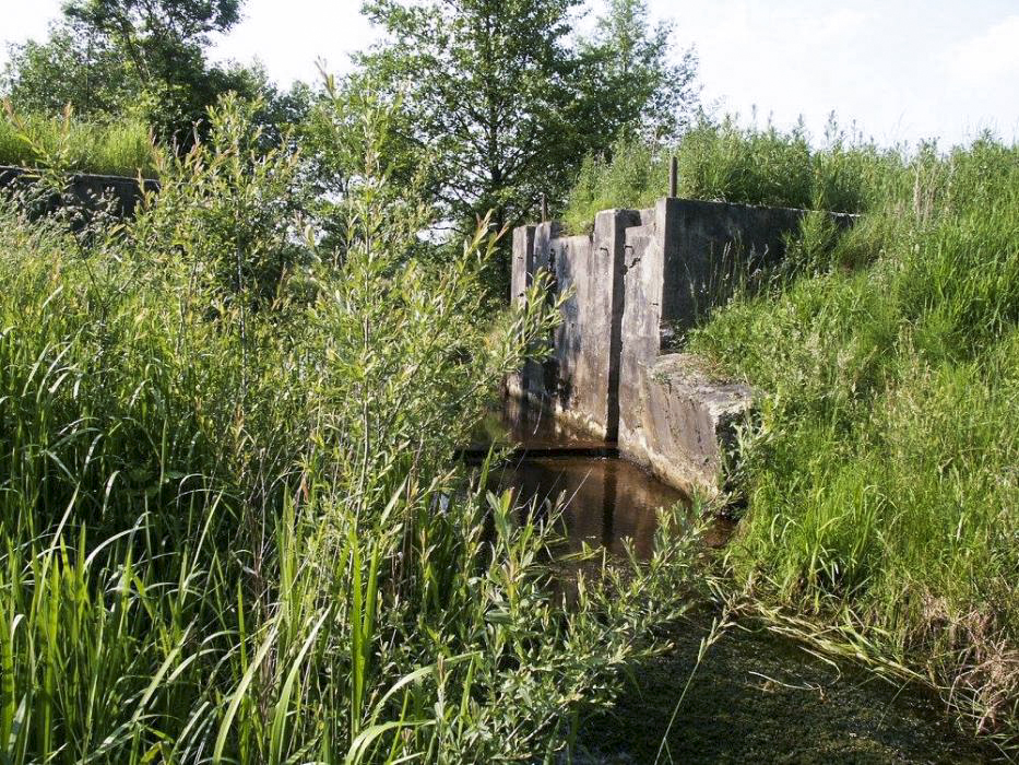 Ligne Maginot - DAMBACH Nord (Barrage 08) (Inondation défensive) - Vue du pertuis - GRAMI