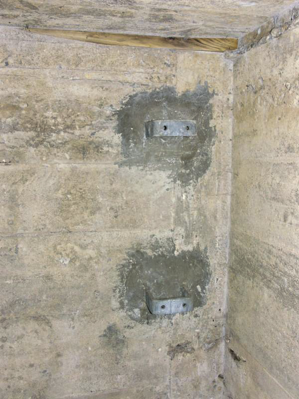 Ligne Maginot - ERBSENTHAL 1 - (Blockhaus pour arme infanterie) - Supports du ventilateur - LAMBERT Pascal
