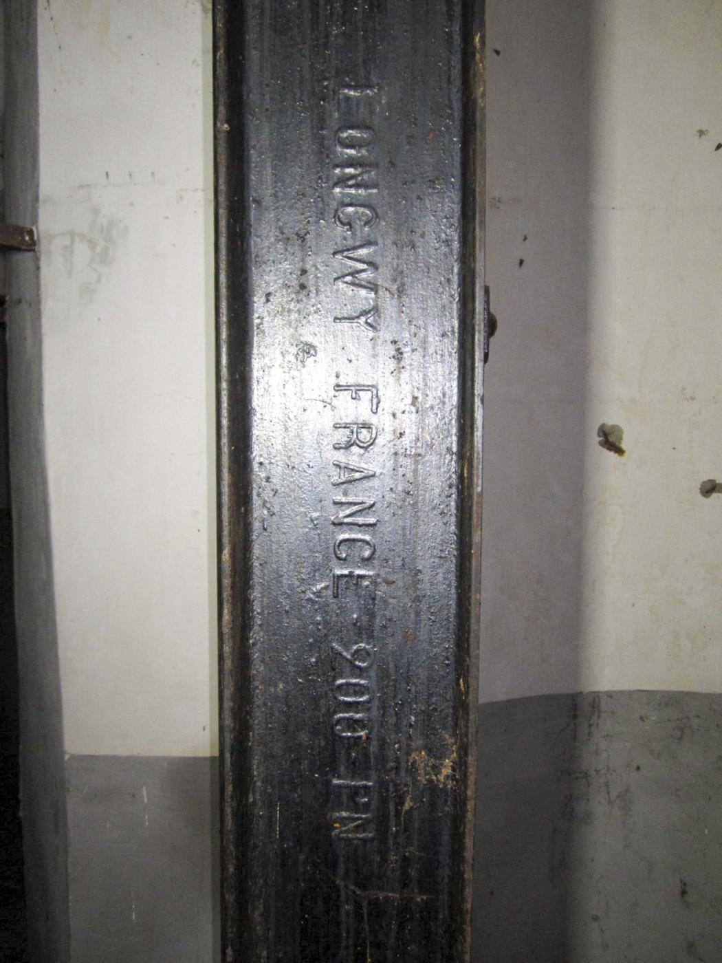 Ligne Maginot - BUCHHOLZBERG (I / 79° RIF) - (Abri) - Marquage constructeur sur un IPN - Gregory Fuchs