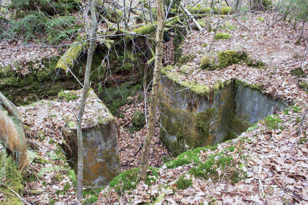 Ligne Maginot - Casemate de Glasbronn - Accès à trois niches de stockage - Rémy RICHTER