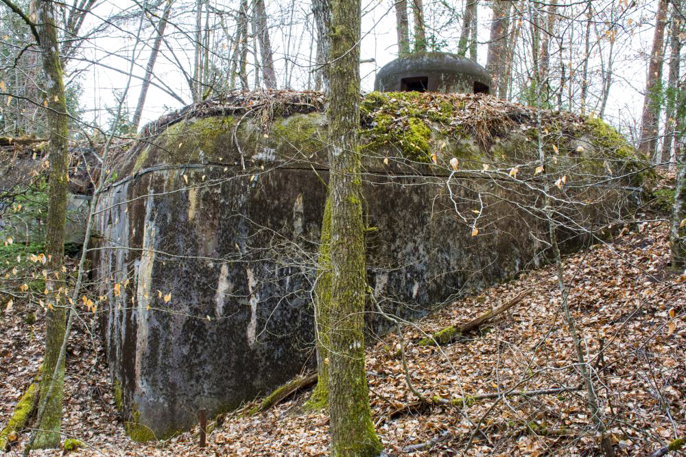 Ligne Maginot - Casemate de Glasbronn - L'orillon de protection de la chambre de tir et la cloche GFM - Rémy RICHTER