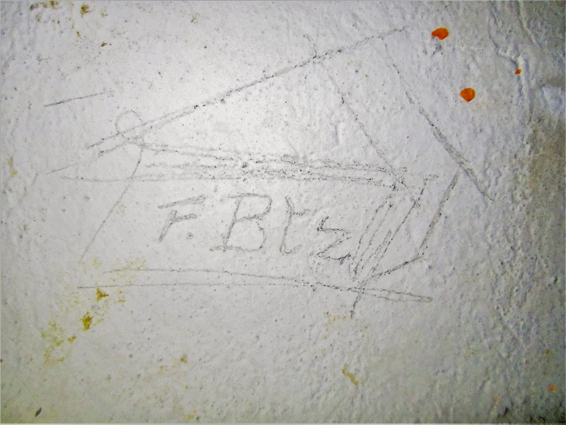Ligne Maginot - HOFFEN - (Abri) - Graffiti à l'escalier Nord - Gregory Fuchs