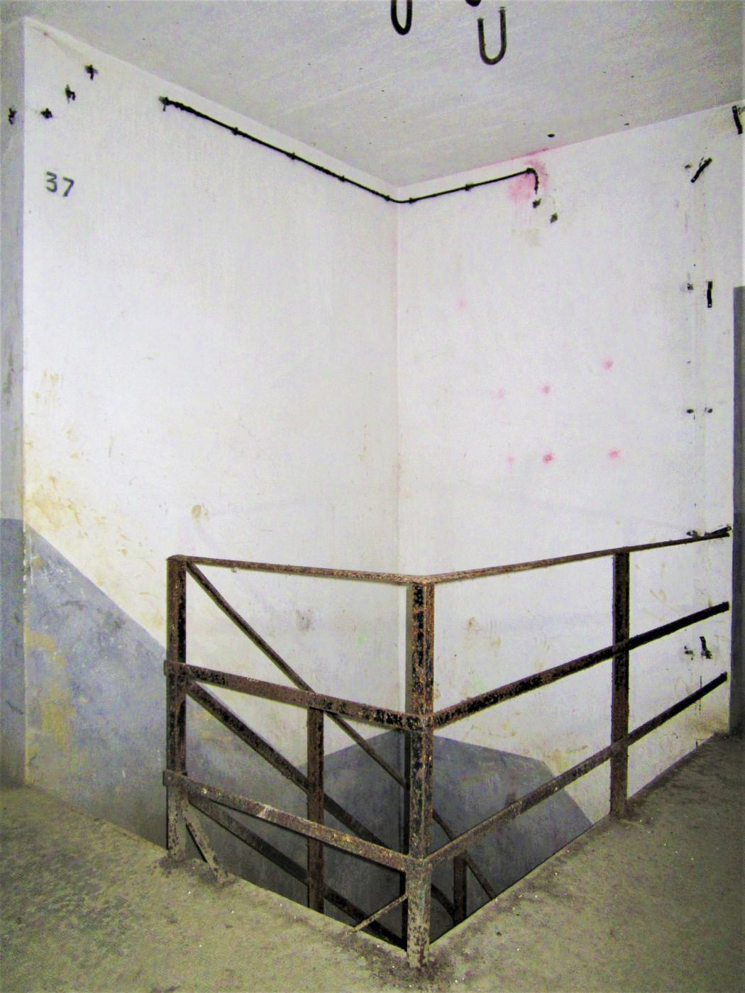 Ligne Maginot - HOFFEN - (Abri) - Escalier Nord vers l'étage inférieur - Gregory Fuchs