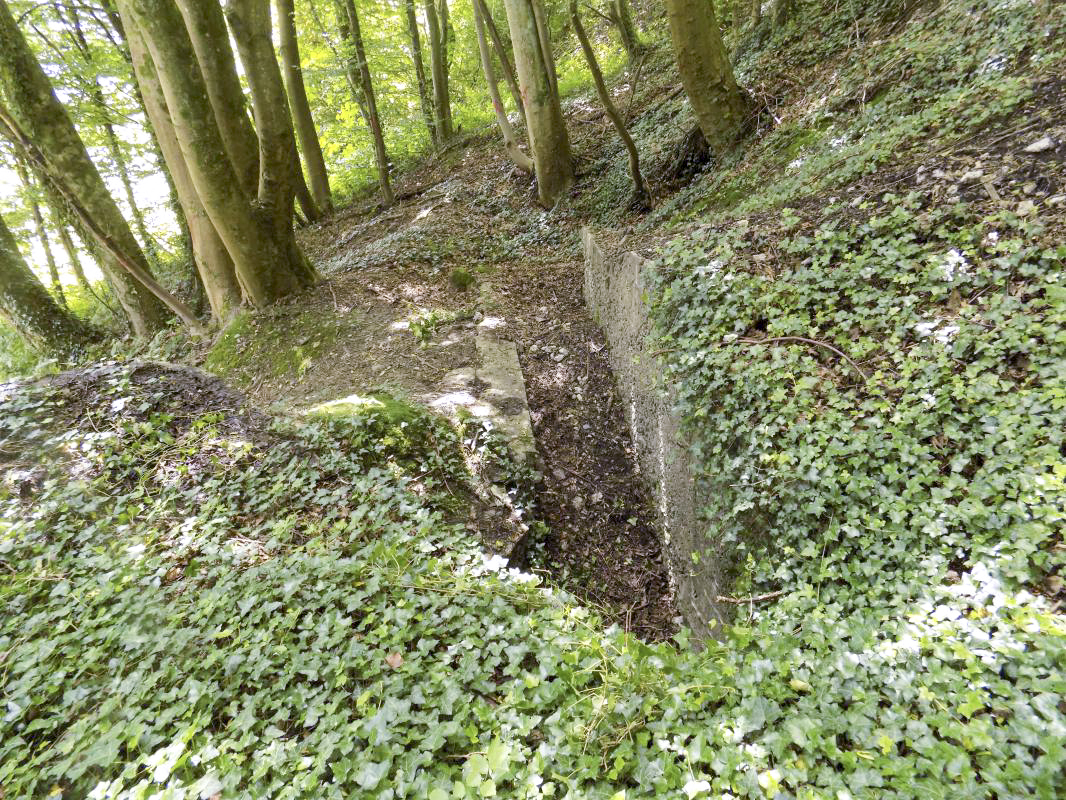 Ligne Maginot - Blockhaus Bb59-B - BOIS de l'HERMITAGE Nord - Vers l'entrée - R Tucler