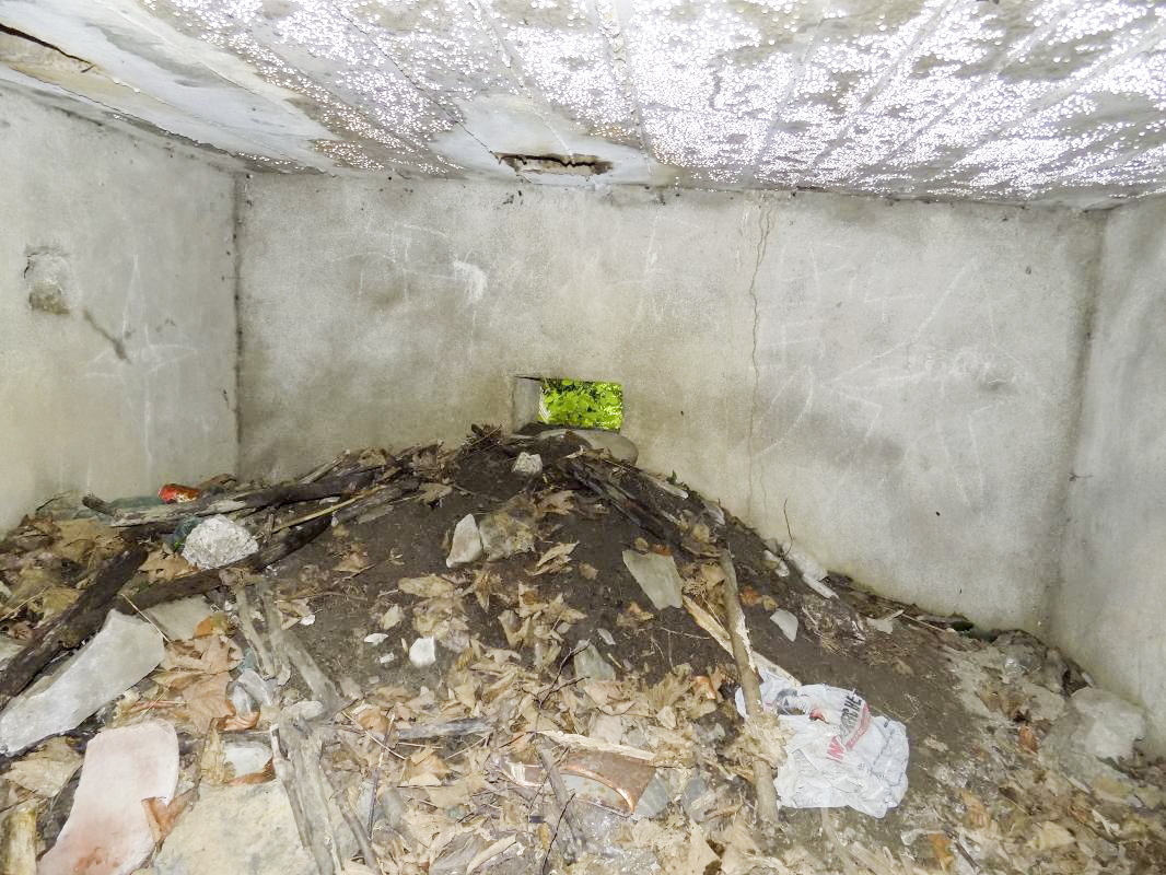 Ligne Maginot - Blockhaus Bb59-B - BOIS de l'HERMITAGE Nord - Face droite, créneau FM/Obs - R Tucler