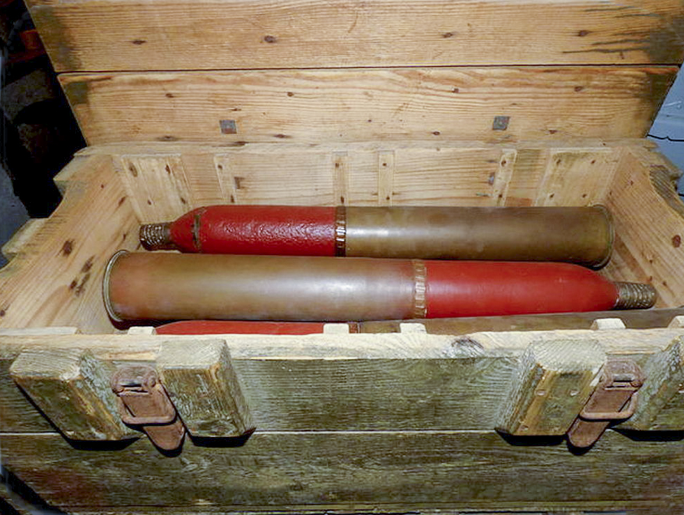 Ligne Maginot - AC1B - MC22 - LA COSTAUDE - (Casemate d'artillerie) - Munitions de 75 mm - Sylvie Laure LAMBERT