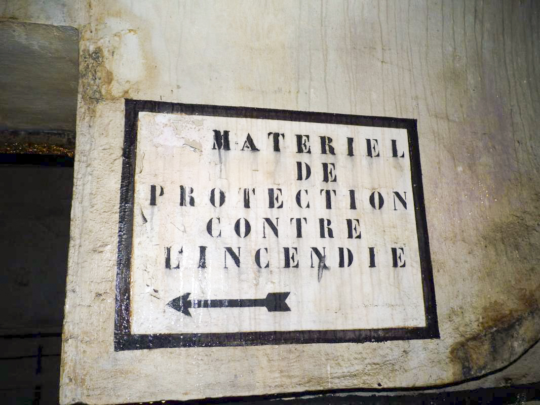 Ligne Maginot - GRAND HOHEKIRKEL - (Ouvrage d'artillerie) - Inscription dans la galerie principale (EM, Blockhaus intérieur) - KLINGEL Sven