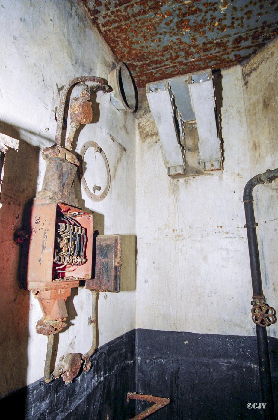 Ligne Maginot - FREUDENBERG (Observatoire d'artillerie) - Emplacement du ventilateur - Lia VERMEULEN