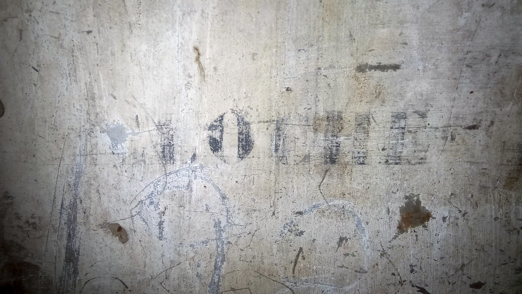 Ligne Maginot - FREUDENBERG - (Observatoire d'artillerie) - Inscriptions 'cloche...' - Baptiste GAUDIN