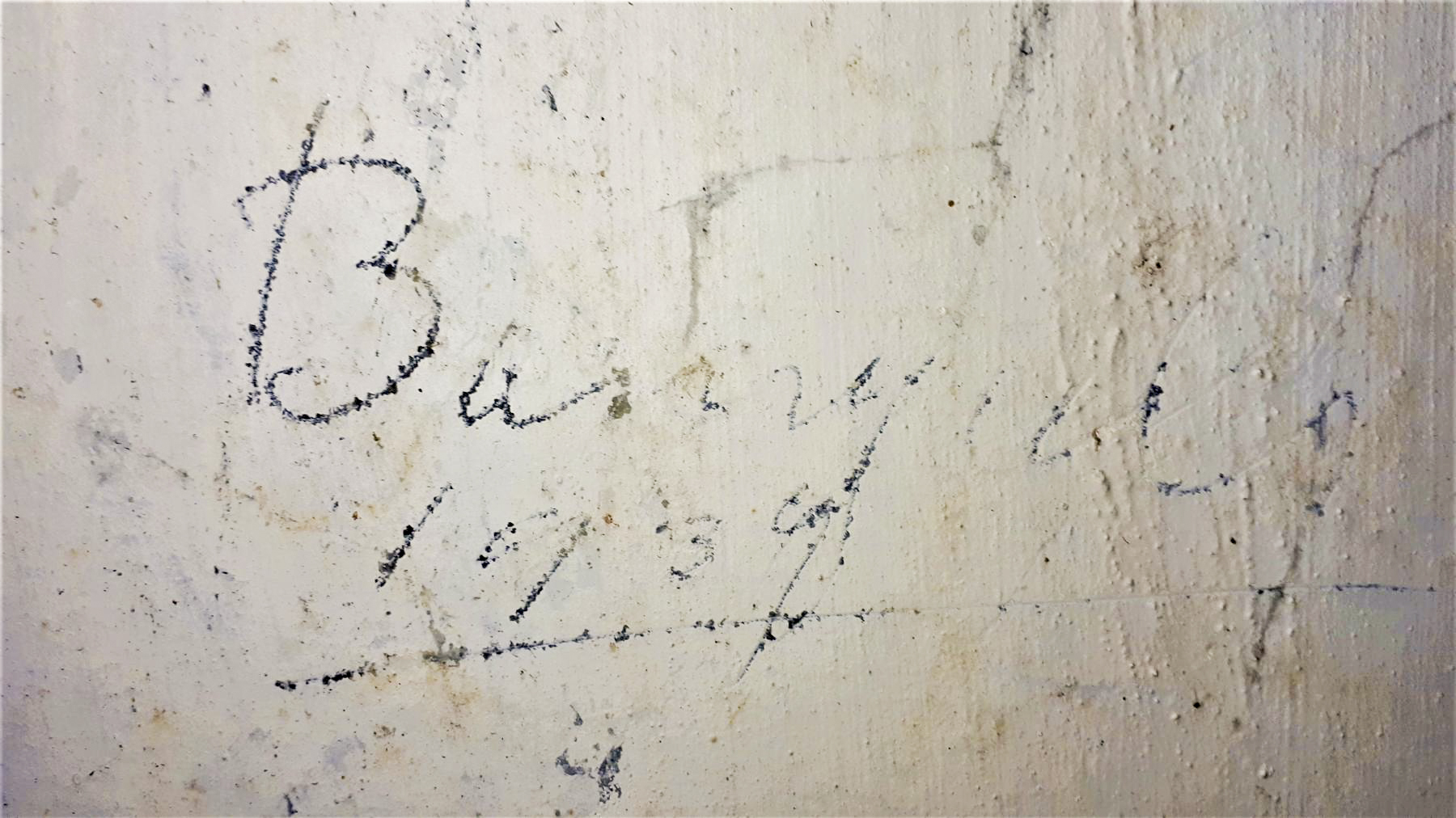 Ligne Maginot - REYERSVILLER - (Abri) - Latrines
Graffiti daté de 1939 - Gregory Fuchs