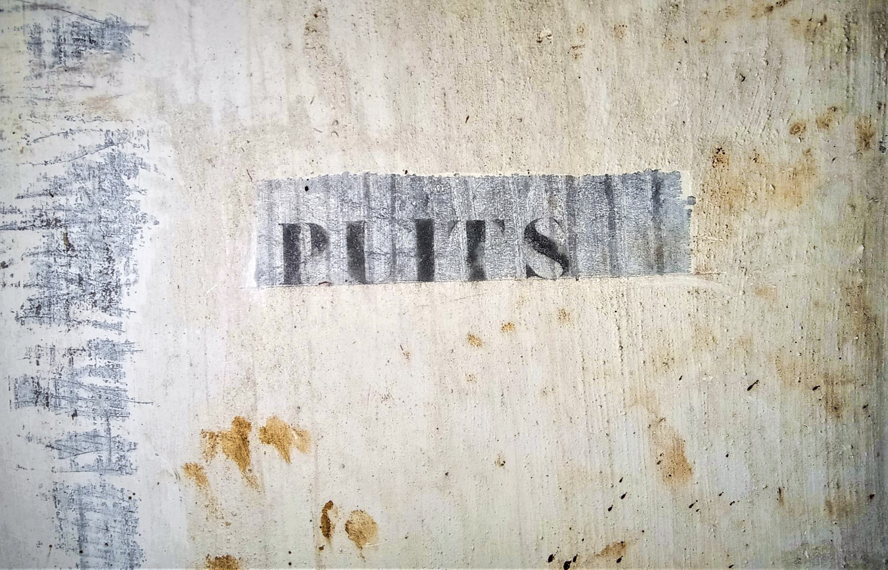 Ligne Maginot - REYERSVILLER - (Abri) - Inscription 'Puits' - Baptiste GAUDIN