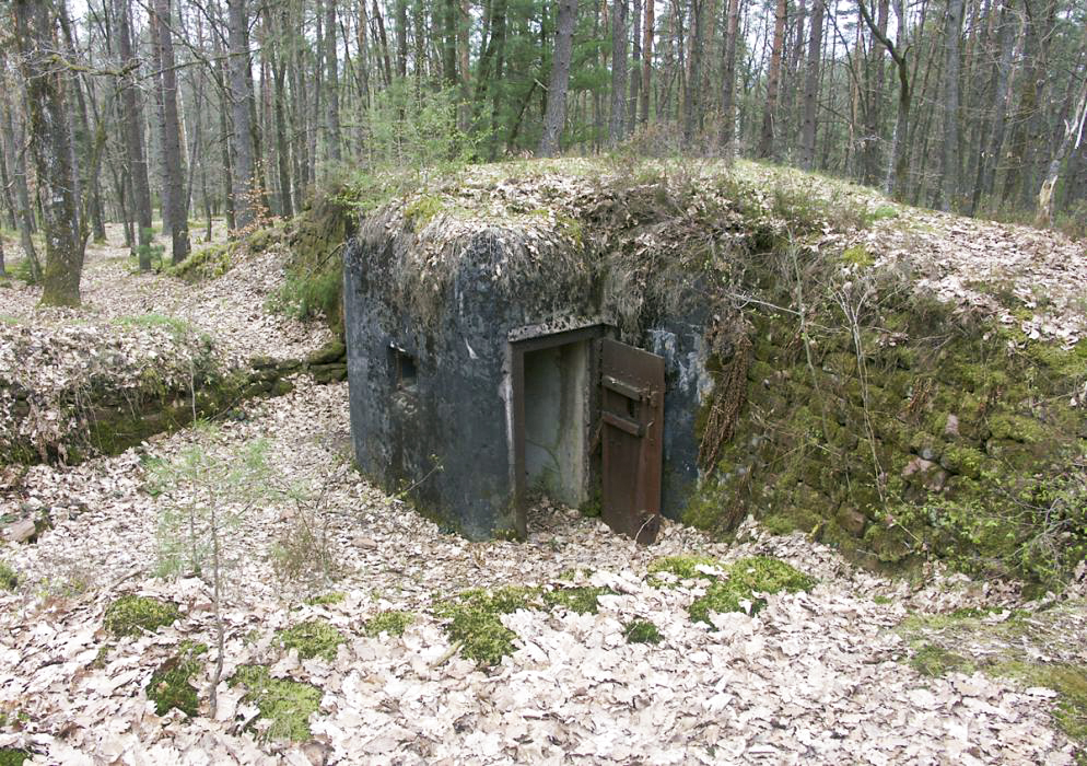 Ligne Maginot - MAIN DU PRINCE 1 - (Blockhaus pour canon) - La caponnière et l'entrée du personnel
  - Pascal LAMBERT