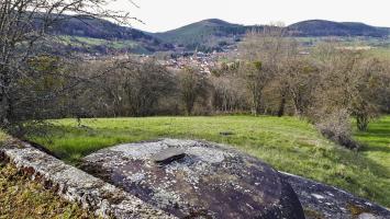 Ligne Maginot - FOUR A CHAUX - FAC - (Ouvrage d'artillerie) - Bloc 6
Vue sur Lembach depuis la cloche VDP