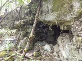 Ligne Maginot - CLAIRIERE - (Blockhaus pour arme infanterie) - Blockhaus entièrement éventré, il en reste plus grand chose