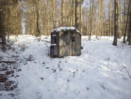 Ligne Maginot - FM45 - NONNENHARDT CENTRE 2 - (Blockhaus pour arme infanterie) - Le blockhaus à l'extrémité du layon
Le bloc FM 33 est visible plus haut