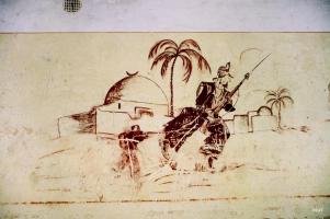 Ligne Maginot - LANGENSOULTZBACH - (Camp de sureté) - Salle 6
Peinture murale du casernement