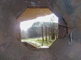 Ligne Maginot - LEMBACH - (Ouvrage d'infanterie) - Bloc 1
Vue depuis le créneau FM