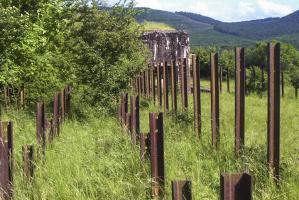 Ligne Maginot - LEMBACH - (Ouvrage d'infanterie) - Bloc 1
Réseau de rails antichar