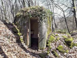 Ligne Maginot - FM5 - SCHMELTZBACH 4 - (Blockhaus pour arme infanterie) - L'entrée