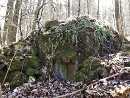 Ligne Maginot - FM5 - SCHMELTZBACH 4 - (Blockhaus pour arme infanterie) - Créneau frontal