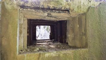 Ligne Maginot - SCHMELTZBACH OUEST - (Casemate d'infanterie - Simple) - Créneau pour jumelage de mitrailleuses et canon de 37