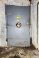 Ligne Maginot - NANCY- LAXOU - CENTRAL PROTéGé - (Central téléphonique isolé) - Porte de la chaufferie
L'inscription Radio sur la porte n'est pas d'origine, elle a été faite dans le cadre du tournage du court métrage 'Le Bunker de la dernière rafale'.
