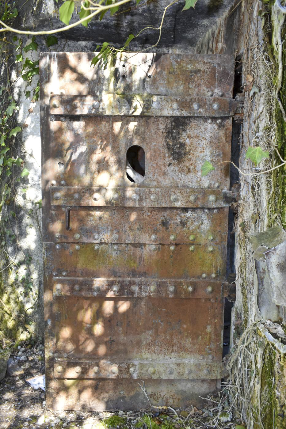 Ligne Maginot - 61/3 - OTTMARSHEIM SUD - (Casemate d'infanterie - Double) - Porte coté extérieur - Daniel Froehly