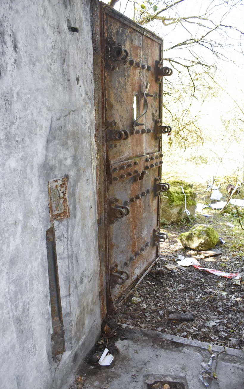 Ligne Maginot - 61/3 - OTTMARSHEIM SUD - (Casemate d'infanterie - Double) - Porte coté intérieur - Daniel Froehly
