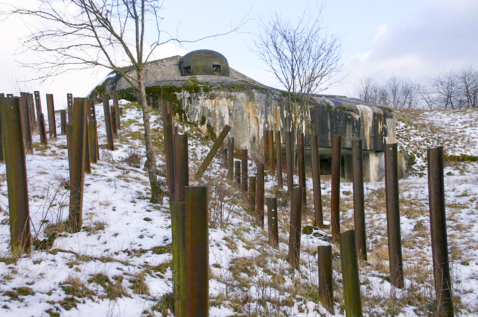 Ligne Maginot - FOUR A CHAUX - FAC - (Ouvrage d'artillerie) - Bloc 6
Réseau de rails antichar - GRAMI
