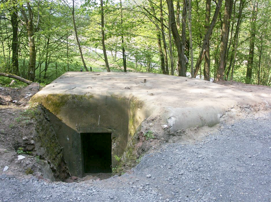 Ligne Maginot - NEUWEIHER 2 (Blockhaus pour arme infanterie) - Vue de l'accés du blockhaus - Pascal LAMBERT