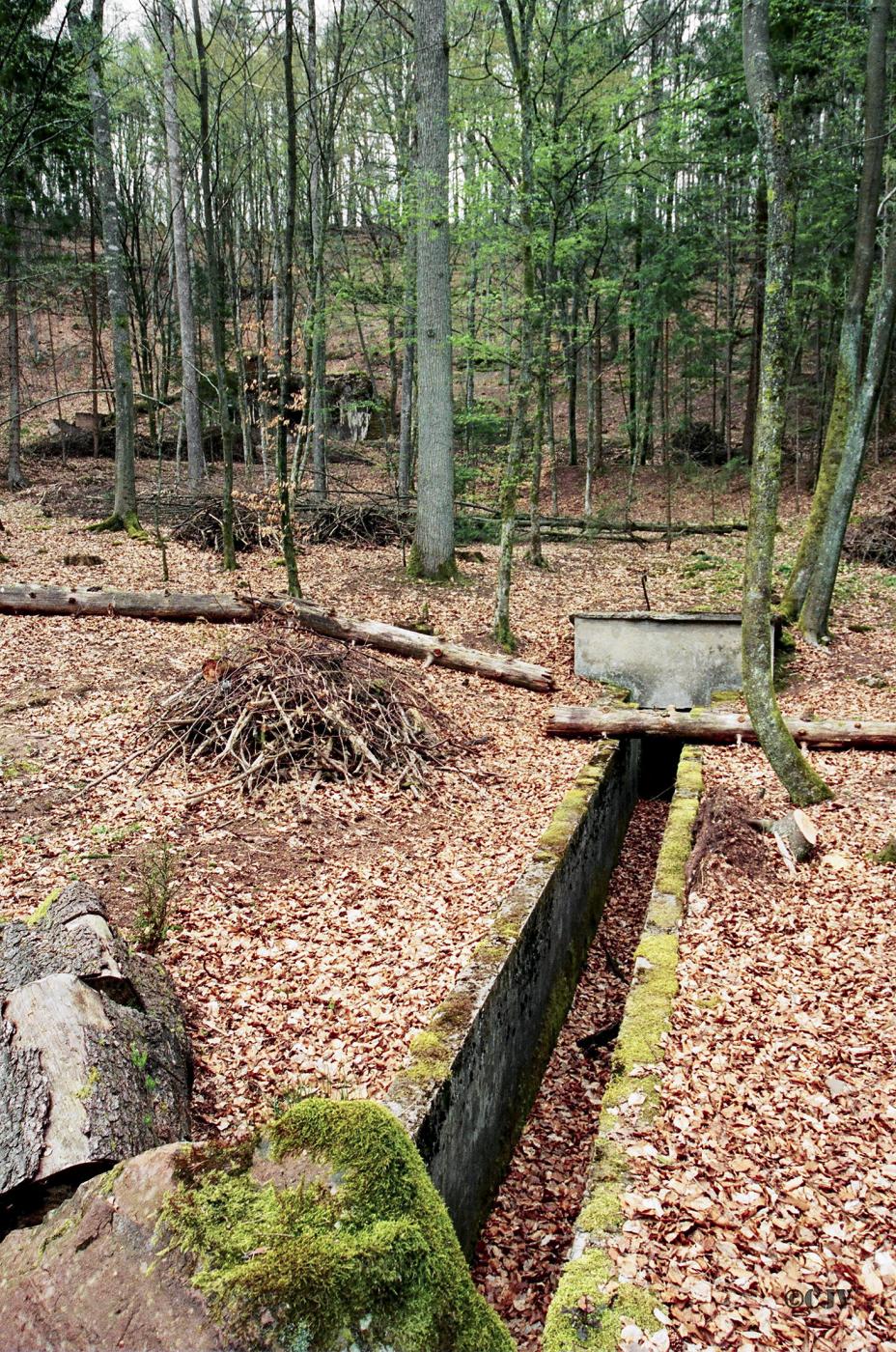 Ligne Maginot - WOLFSCHACHEN - (Abri) - L'egout - Lia VERMEULEN