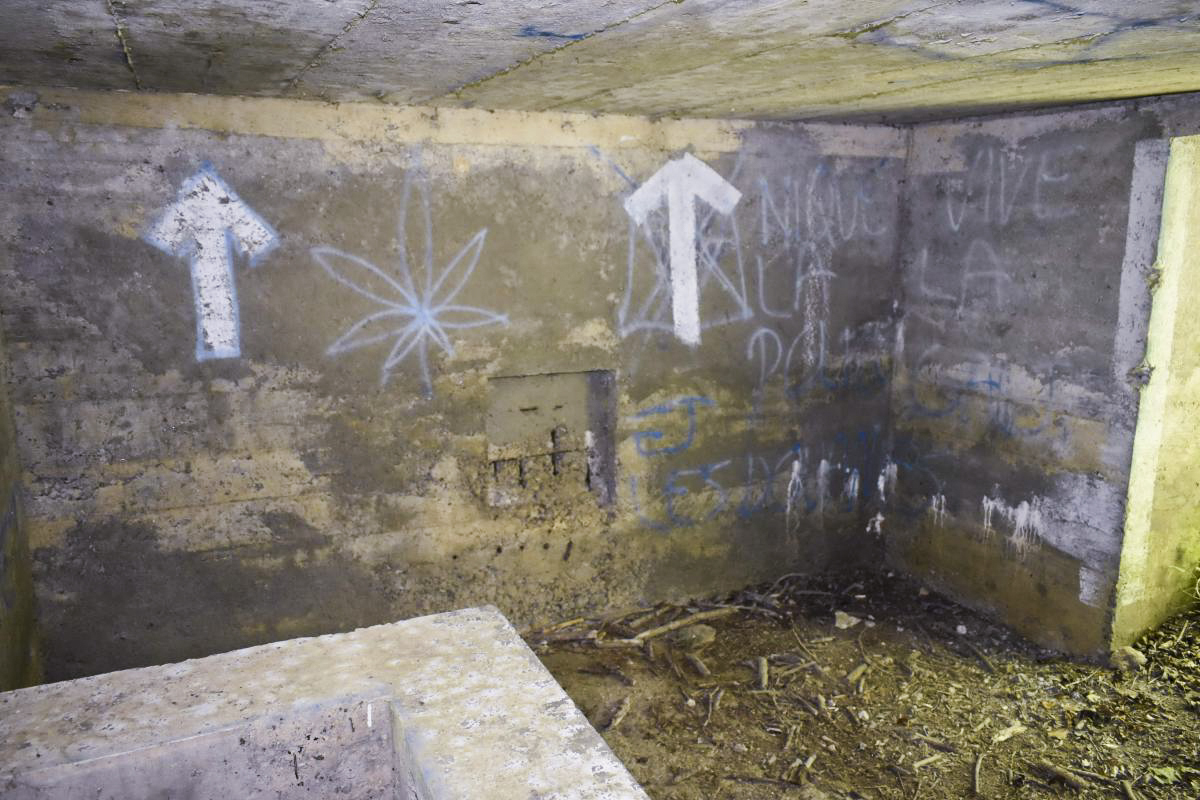 Ligne Maginot - KOETZINGUE 2 (Blockhaus pour canon) - Support de la bêche droite - D. Froehly