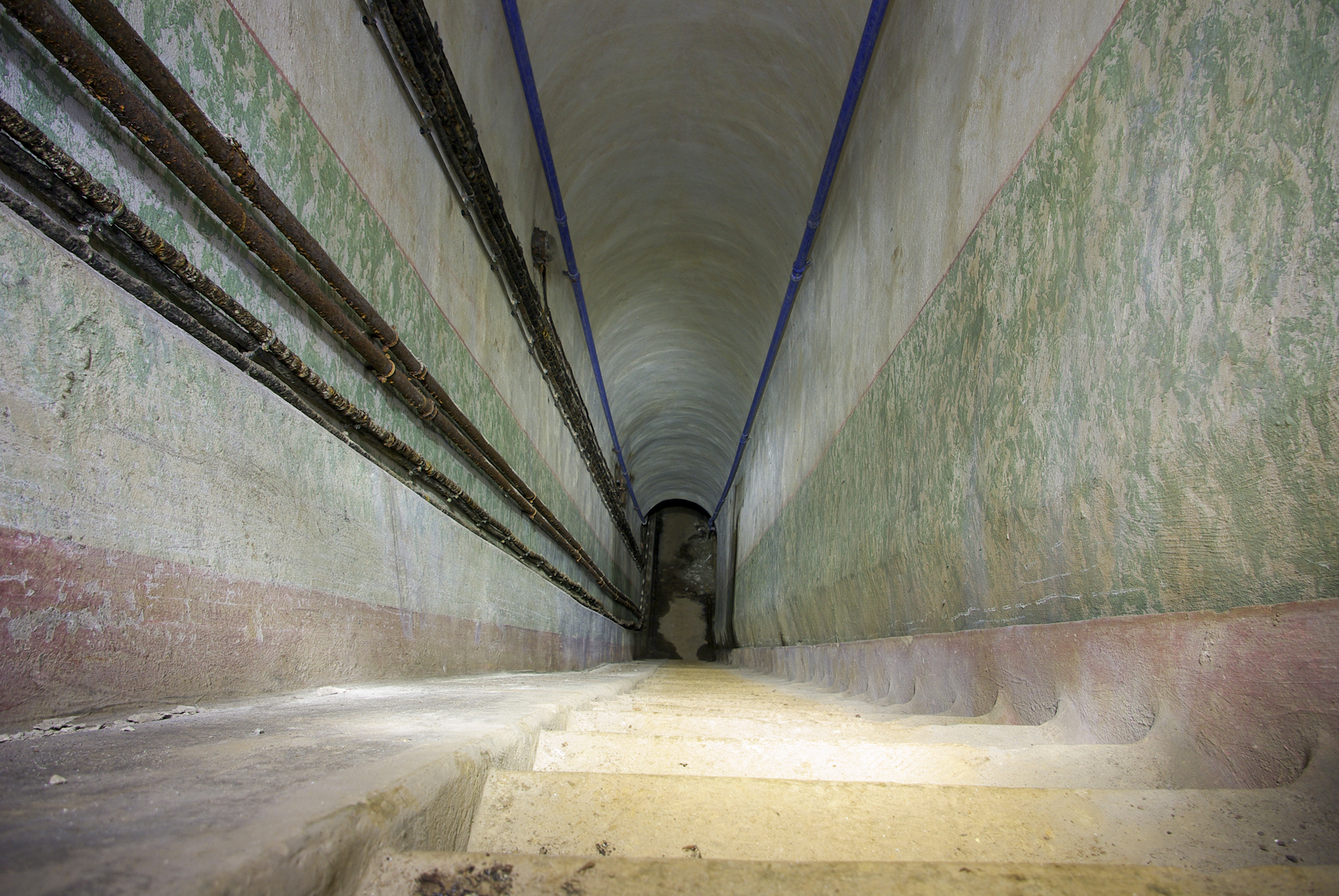 Ligne Maginot - HACKENBERG - A19 - (Ouvrage d'artillerie) - Le plan incliné du bloc 25. - Frédéric Lisch
