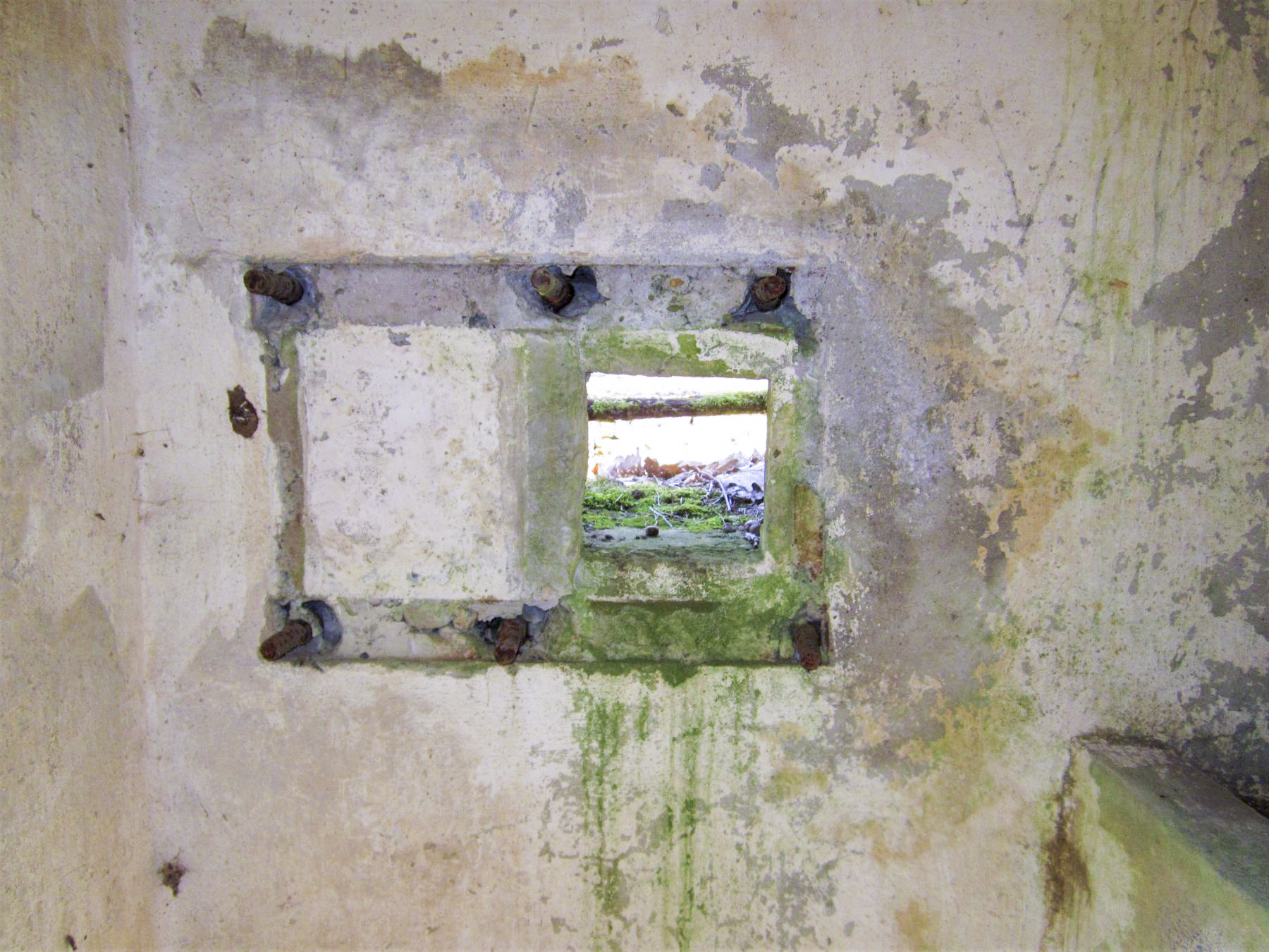 Ligne Maginot - FM38 - DIEBSKOPF 2 - (Blockhaus pour arme infanterie) - Créneau arrière gauche - Gregory Fuchs