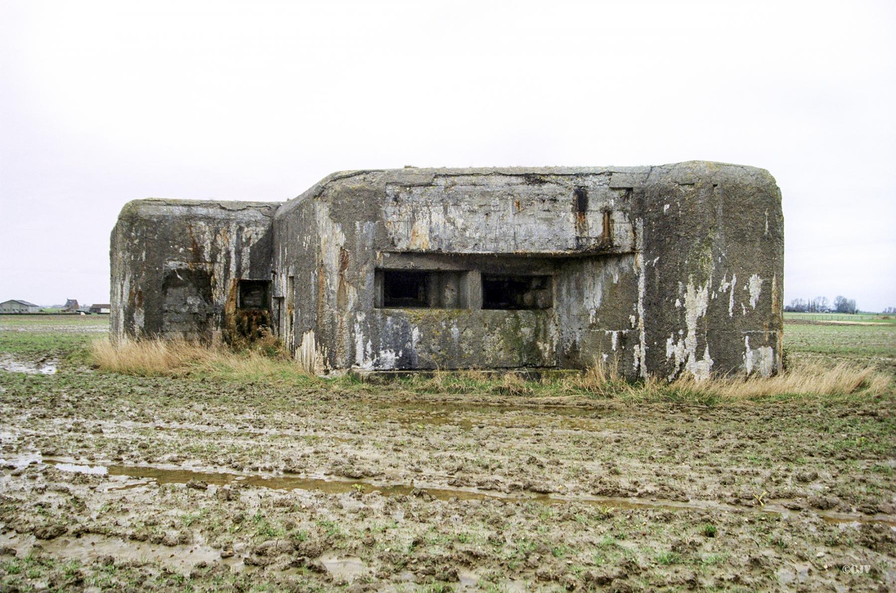Ligne Maginot - A2 - HONDSCHOOTE - (Blockhaus lourd type STG / STG-FCR - Double) -  - Caspar Vermeulen