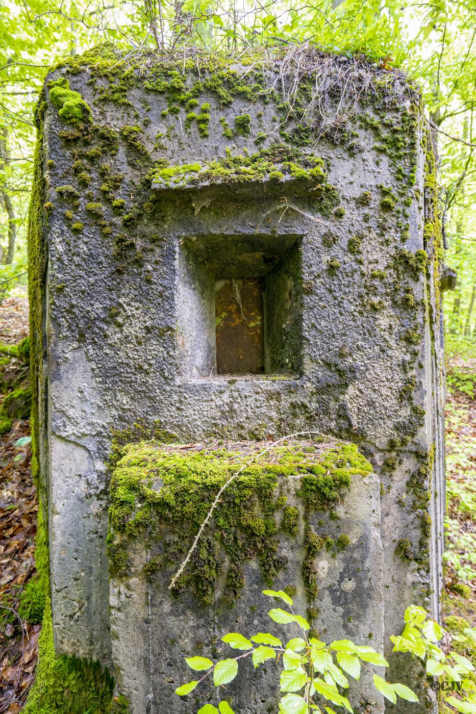 Ligne Maginot - FM45 - NONNENHARDT CENTRE 2 - (Blockhaus pour arme infanterie) - Créneau frontal - Lia VERMEULEN