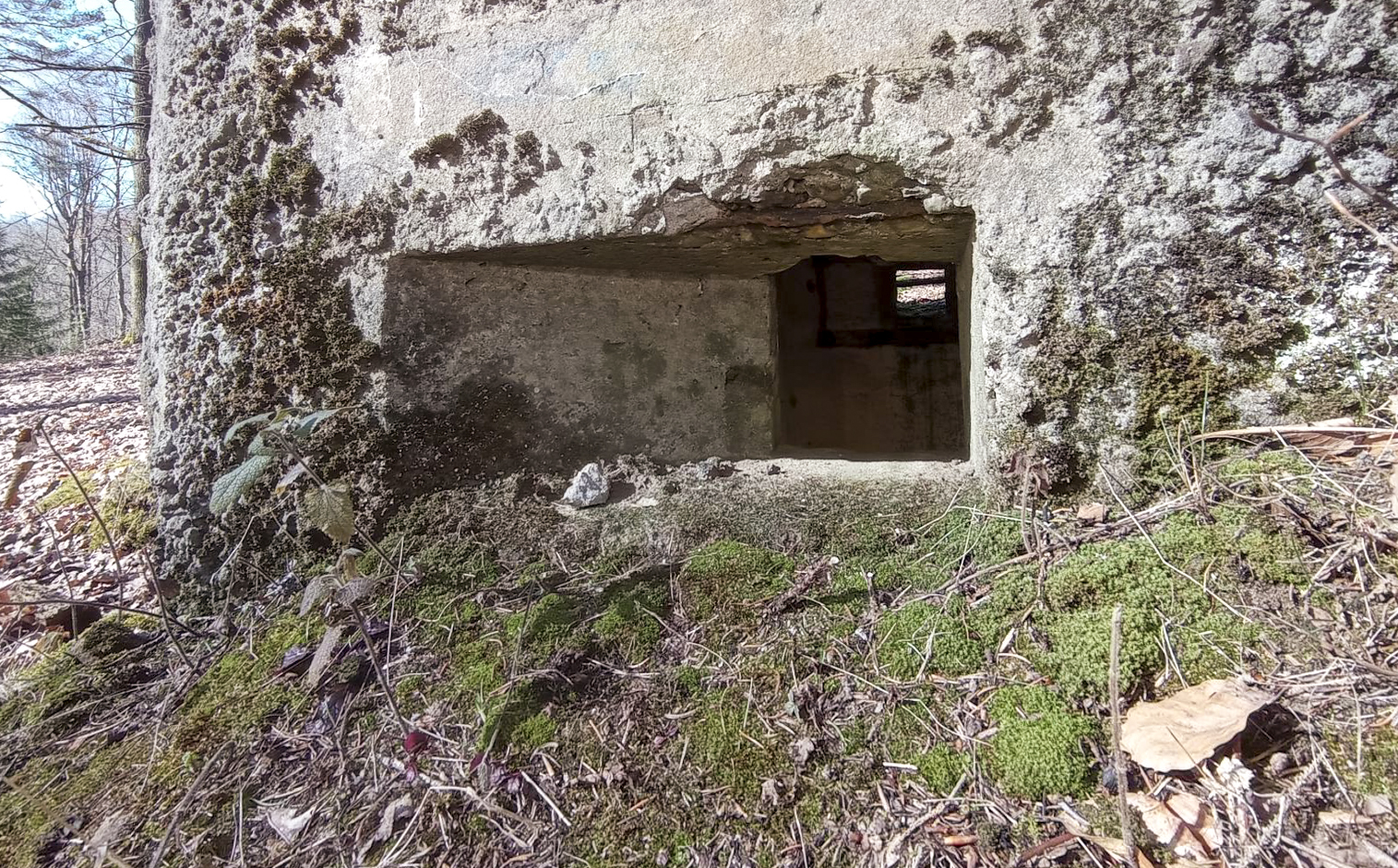 Ligne Maginot - FM38 - DIEBSKOPF 2 - (Blockhaus pour arme infanterie) - Détail du créneau arrière droit  - Baptiste GAUDIN