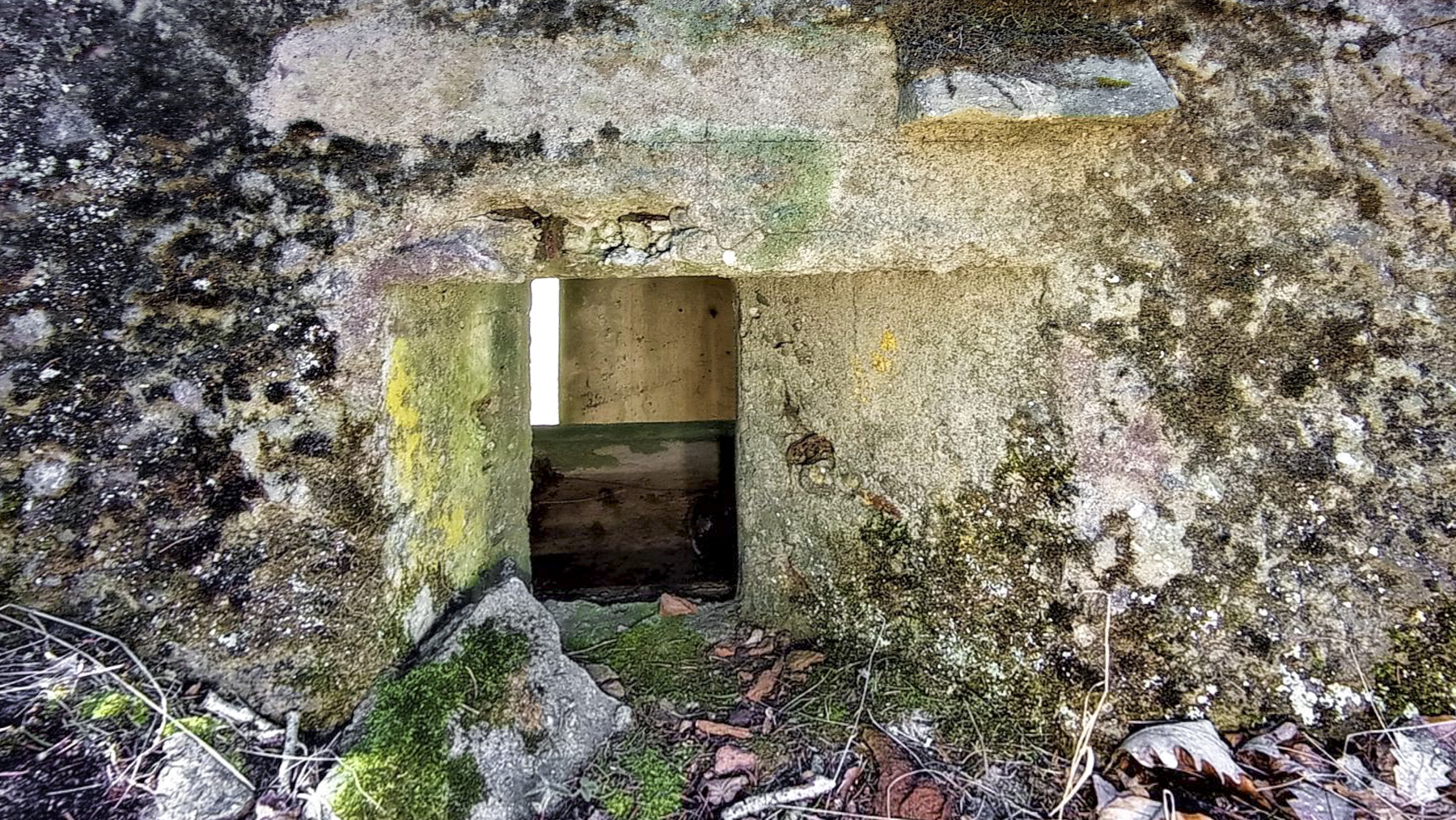 Ligne Maginot - FM38 - DIEBSKOPF 2 - (Blockhaus pour arme infanterie) - Détail du créneau latéral droit - Baptiste GAUDIN