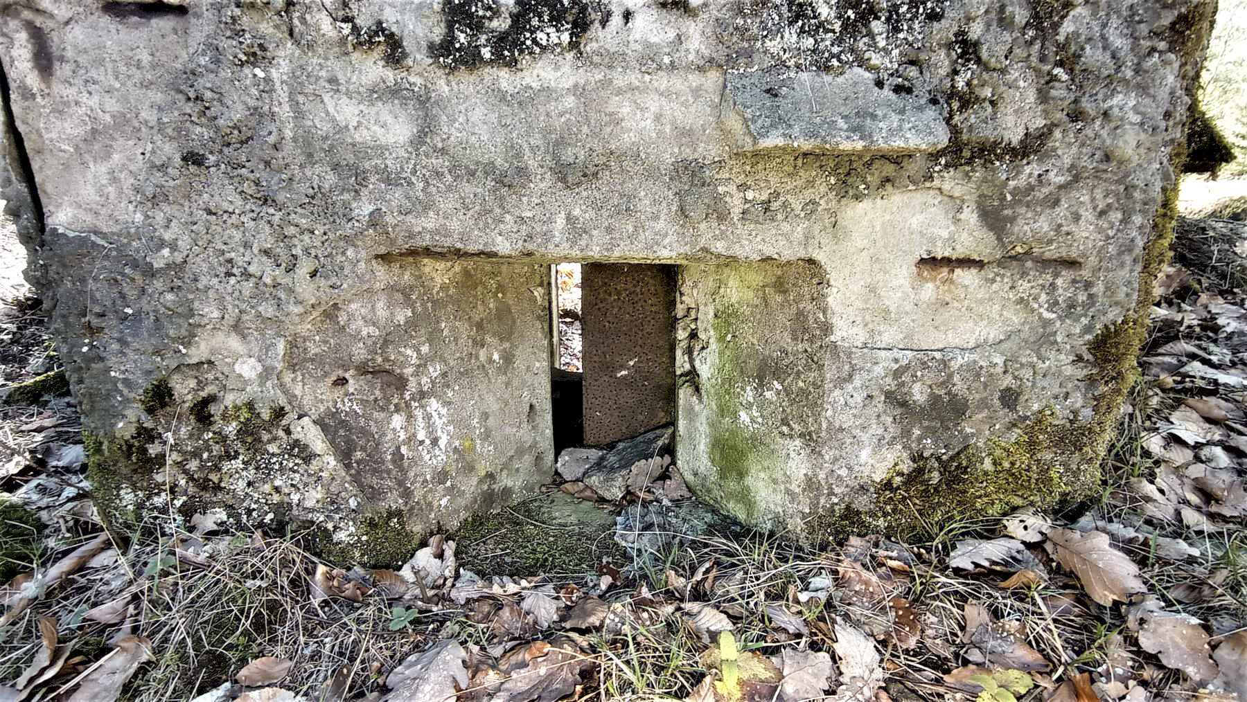 Ligne Maginot - FM38 - DIEBSKOPF 2 - (Blockhaus pour arme infanterie) - Détail du créneau frontal  - Baptiste GAUDIN