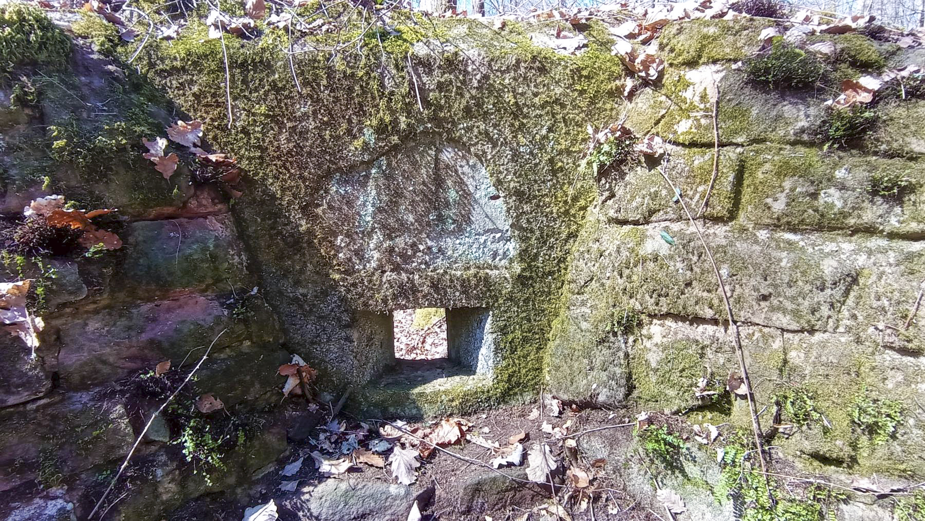 Ligne Maginot - FM46 - NONNENHARDT CENTRE 5 - (Blockhaus pour arme infanterie) - Détail du créneau frontal - Baptiste GAUDIN