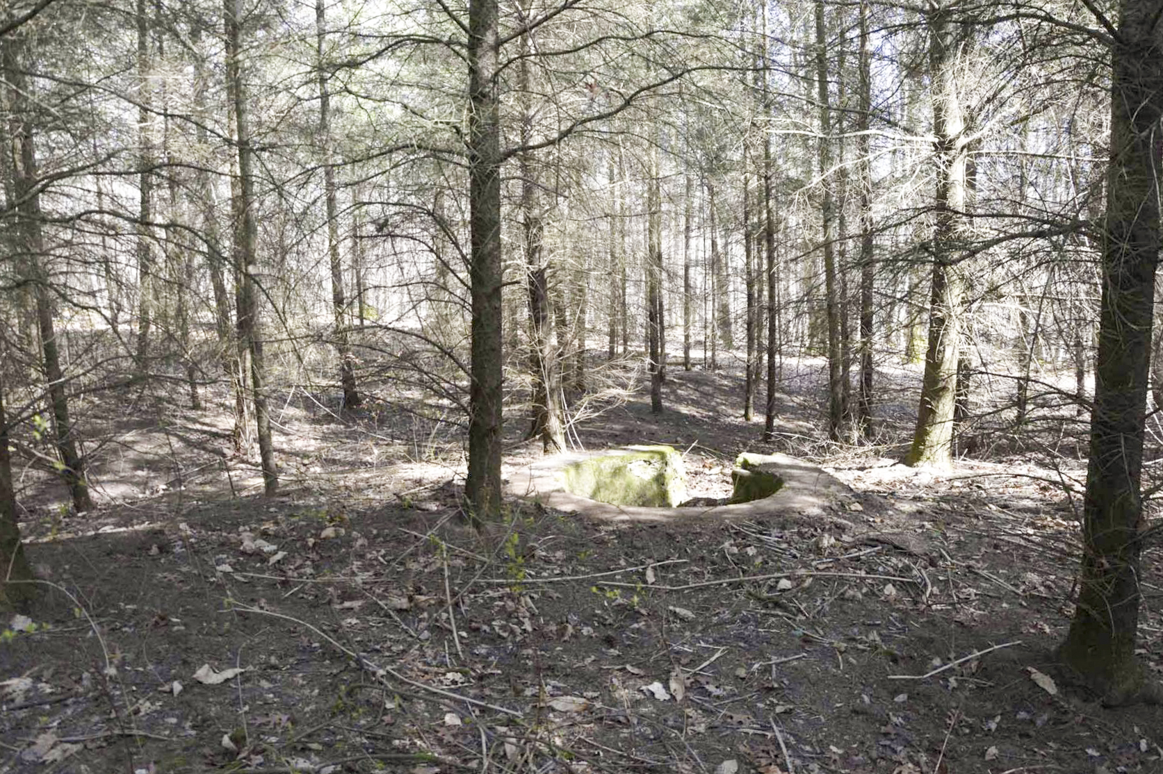 Ligne Maginot - T3 - VERRERIE - (Cuve pour arme d'infanterie) - Emplacement pour Tourelle Démontable. - Dominique Kemmel