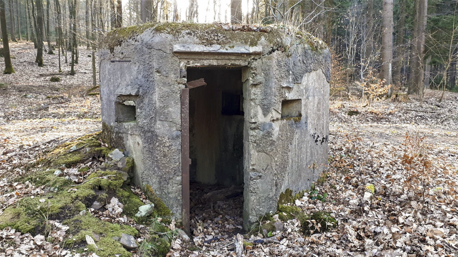 Ligne Maginot - GUNSTHAL 4 - (Blockhaus pour arme infanterie) - L'entrée sur le coté droit - Gregory Fuchs