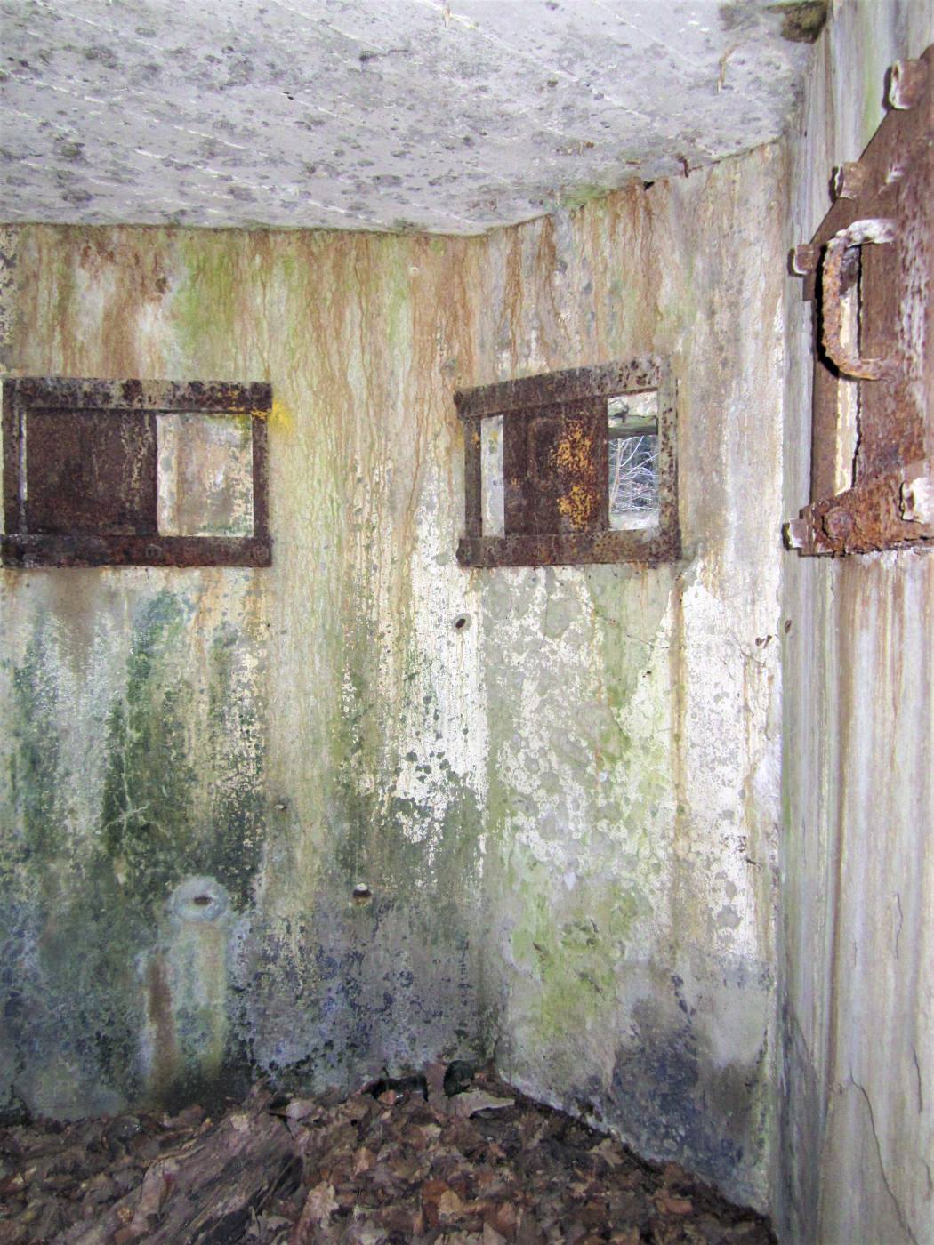 Ligne Maginot - GUNSTHAL 4 - (Blockhaus pour arme infanterie) - Les trois créneaux frontaux - Gregory Fuchs
